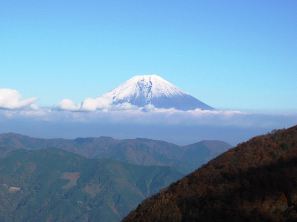 ２００８年安倍奥からの富士山２