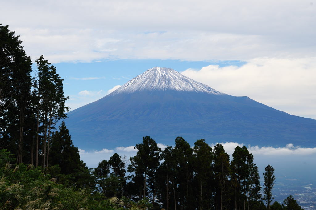 2025初冠雪の富士山